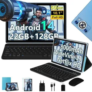 DEERTIME Tablette Tactile 10.1 , Android 14, 22GO RAM +128GO ROM (1TB ...Vendu parcdiscount