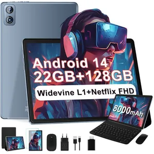 DGHRTI Tablette Android 14, Tablette 10.1 Pouces, 22Go RAM+128Go ROM, ...Vendu parcdiscount