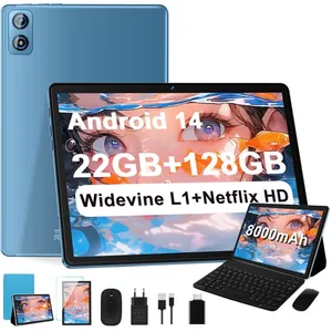 DGHRTI Tablette Android 14, Tablette 10.1 Pouces, 22Go RAM+128Go ROM, ...Vendu parcdiscount