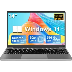 NOTODD PC Portable 14" FHD - 6Go RAM Stockage 256Go - Ordinateur porta...Vendu parcdiscount