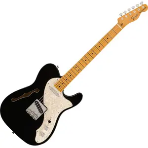 Comparateur de prix : Fender Vintera II 60s Telecaster Thinline MN Black Guitare électrique