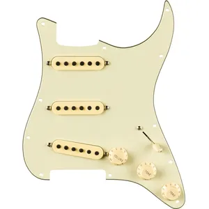 Fender Pre-Wired Strat Pickguard, Eric Johnson Signature, Mint Green 1