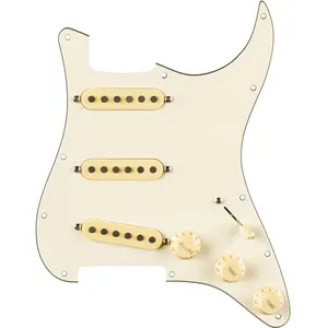 Fender Pre-Wired Strat Pickguard, Eric Johnson Signature, Parchment 11