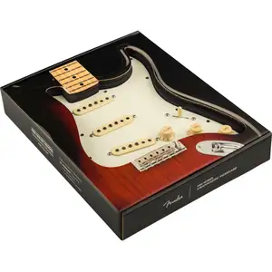 Fender Pre-Wired Strat Pickguard, Pure Vintage '65 w/RWRP Middle, Parc