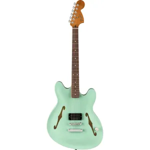 Fender Tom DeLonge Starcaster RW Satin Surf Green guitare semi-hollow body