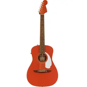Fender Malibu Player Fiesta Red Guitare acoustique-électrique