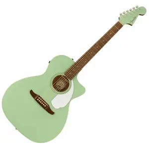 Comparateur de prix : Fender Newporter Player Surf Green Guitare Jumbo acoustique-électrique