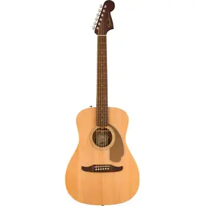 Comparateur de prix : Fender Malibu Player Natural WN Gold Pickguard guitare électro-acoustique folk