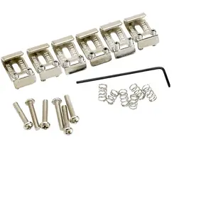 Comparateur de prix : FENDER lot de 6 pontets pour chevalet tremolo American Vintage, couleur nickel