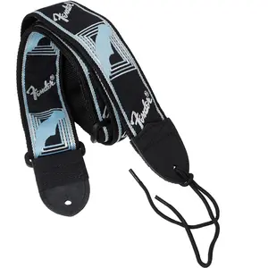 Comparateur de prix : Fender Fender Monogrammed Sangle De Guitare 2"" Noir-Gris-Bleu