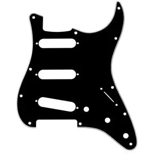 Comparateur de prix : Fender plaque de protection pour Stratocaster 3 plis noir