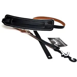 Comparateur de prix : Fender 099-0689-000 Bracelet en cuir Vintage Standard - Noir