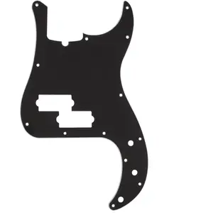 FENDER Pickguard, Precision Bass 13-Hole Mount (With Truss Rod Notch), Black, 3-Ply