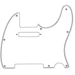 Fender plaque de protection 3 plis pour Fender Telecaster blanche