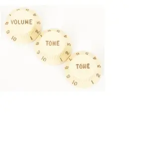 Boutons de potentiomètre Fender - FENDER KNOB STRAT 1V2T VINTAGE AGED - Blanc