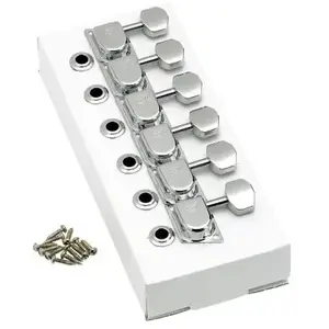 Fender mécanique vintage F-logo chrome (6 pièces) pas cher