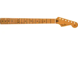 Comparateur de prix : Fender Satin Roasted Maple Stratocaster Neck, Maple, Flat Oval Shape