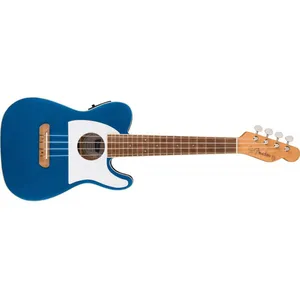 Comparateur de prix : Fender Fullerton Tele Uke Lake Placid Blue Ukulélé concert