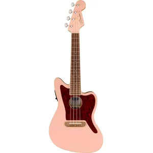 Fender Fullerton Jazzmaster Uke Shell Pink Ukulélé concertVendu parmichenaud