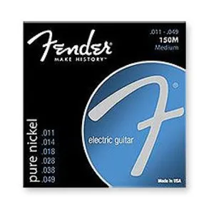 Cordes FENDER 150M 11 49 PURE NICKEL Cordes guitares électriques