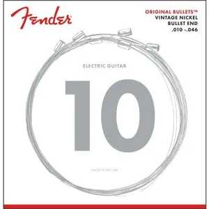 Cordes FENDER 3150R 10 46 PURE NICKEL BULLETS Cordes guitares électriques