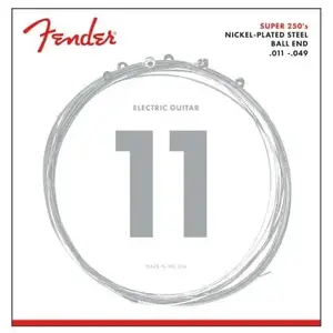 Comparateur de prix : Fender 250M Medium 11-49 - Jeu de cordes guitare électrique