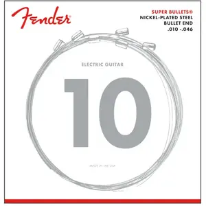 Cordes FENDER 3250R 10 46 BULLETS Cordes guitares électriques