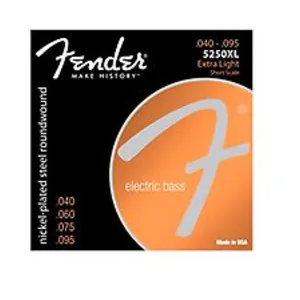 Fender Short Scale Bass 5250XL 40-95 - Nickel Plated Steel Roundwound