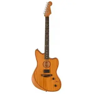 Fender American Acoustasonic Jazzmaster Allmahogany Ebo NaturalVendu paramazon