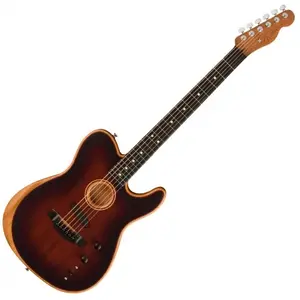 Comparateur de prix : Fender American Acoustasonic Telecaster Allmahogany Ebo Bourbon Burst