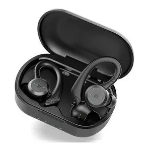 Chronus Ecouteur sans fil sport oreillette bluetooth 5. 1, écouteur bluetooth hd stéréo basses(noir) pas cher