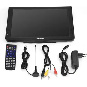 Téléviseur portable 11.6 pouces DVB-T-T2 - Noir - TV LCD avec rétroécl...