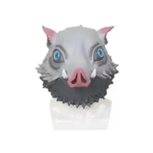 Masques Demon Slayer Hashibira Inosuke Gris pas cher