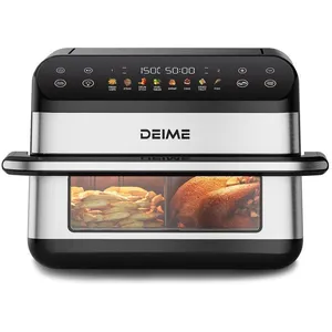 BALITTA Friteuse sans huile 10L, air fryer 2 compartiments, Friteuse à... pas cher