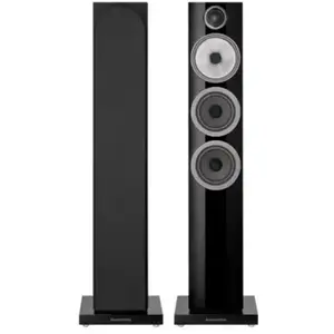 B&W Enceinte colonne Bowers & Wilkins 704 S3 Noir laqué Vendue à l'unité