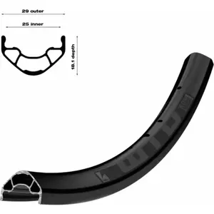 Comparateur de prix : WTB KOM Rigide i25 73,7 cm TCS Bord, 32 Trou Noir