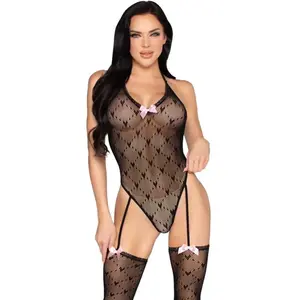 Comparateur de prix : Leg Avenue   Teddy avec Bas Intégrés   Noir