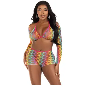 Comparateur de prix : Leg Avenue - Ensemble De Trois Pièces Multicolore
