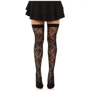 Leg Avenue Bas 6216 dentelle roses pas cher