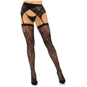 Leg Avenue Porte-jarretelles & bas 1608 noir pas cher