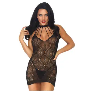 Comparateur de prix : Leg Avenue Mini Robe Caleen  Unique, convient su Small au Medium-Large