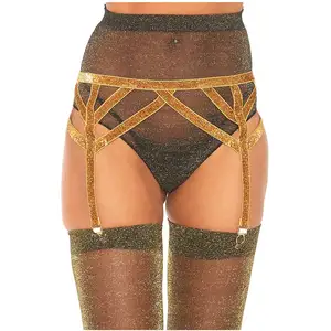 Comparateur de prix : Leg Avenue Porte-Jarretelles 8887 Lurex Brillant Or