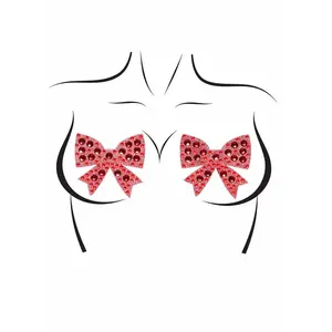 Comparateur de prix : Leg Avenue Bijoux pour seins Rhinestone Bow NIPPLE013