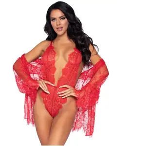 Comparateur de prix : Leg Avenue Body & Déshabillé 86112 Dentelle Rouges