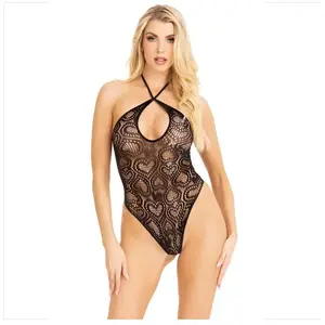 Comparateur de prix : Body Sans Couture Halter Neck Élégant et Sensuel de Leg Avenue - L/XL