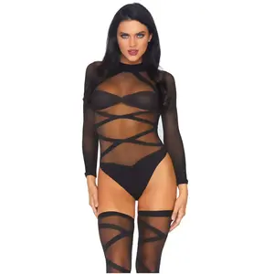 Comparateur de prix : Leg Avenue Ensemble Body et Bas Truth Or Dare - Noir