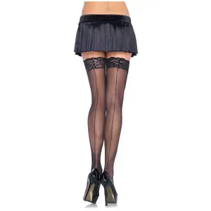 Comparateur de prix : Leg Avenue Bas Délice Couture Noir  Grande taille