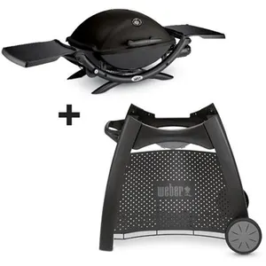 Pack Barbecue Weber gaz Q2200 + Chariot pas cher