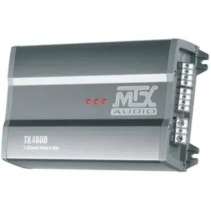 Comparateur de prix : MTX TX480D Amplificateur 12V 4 Canaux Classe-D 4x80W RMS en Aluminium