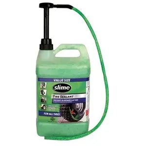 Comparateur de prix : Liquide anti-crevaison preventif pour pneu tubeless avec pompe Doseuse Slime